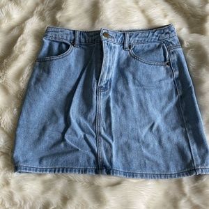 Jean skirt